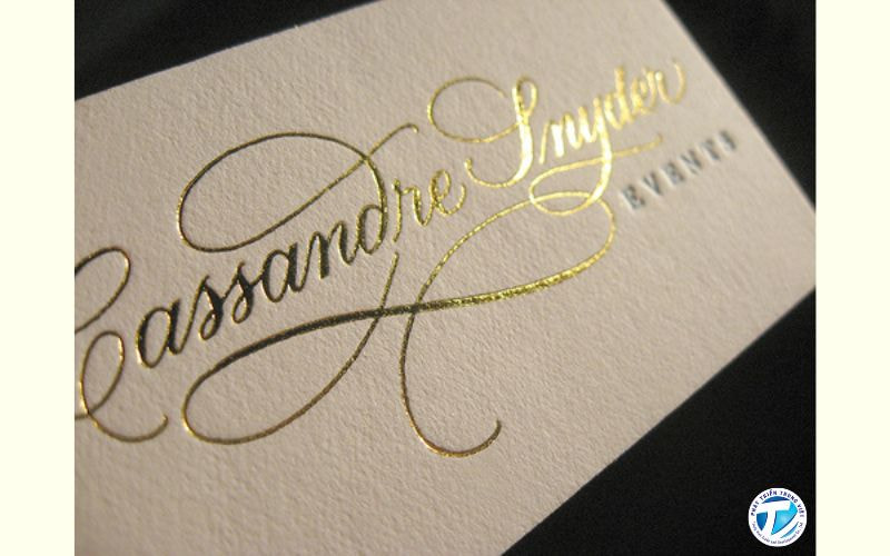 In nhũ vàng lên giấy